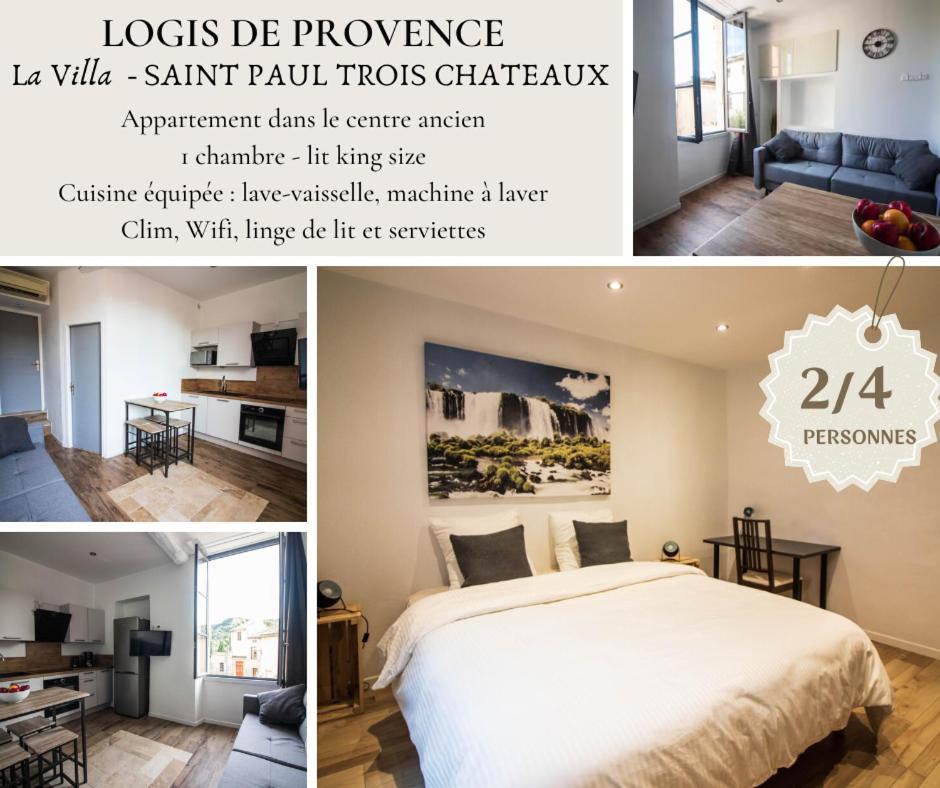 La Villa Tria Castella Saint-Paul-Trois-Châteaux Kültér fotó